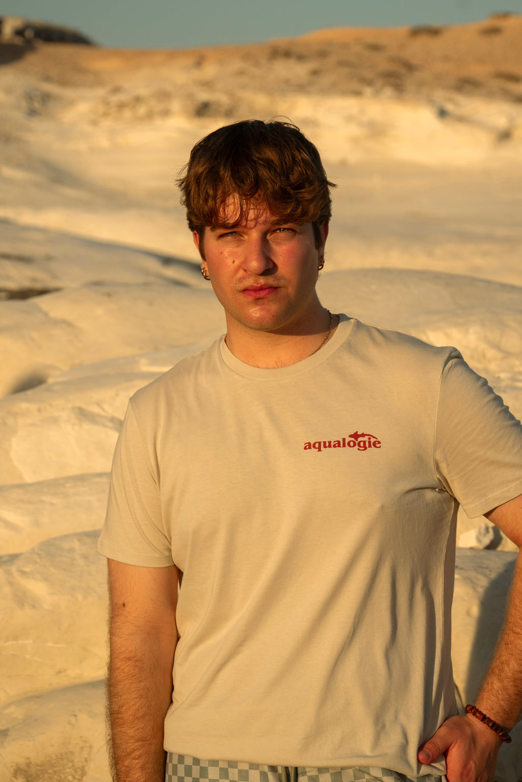 Shark Anatomy T-Shirt | Tiger Shark & Great White | Organic Cotton | Terracotta/ Burnt Orange